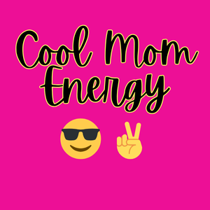 hot pink background with a smiling emoji and peace sign emoji