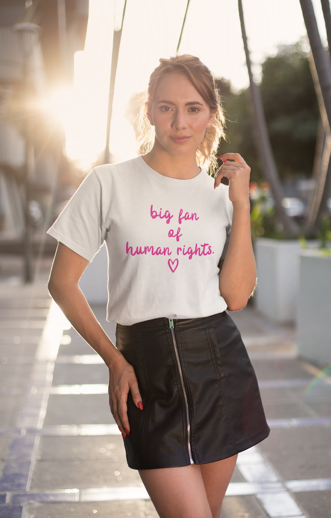 Big Fan of Human Rights Shirt | Equality Tee | Feminist Graphic T-Shirt