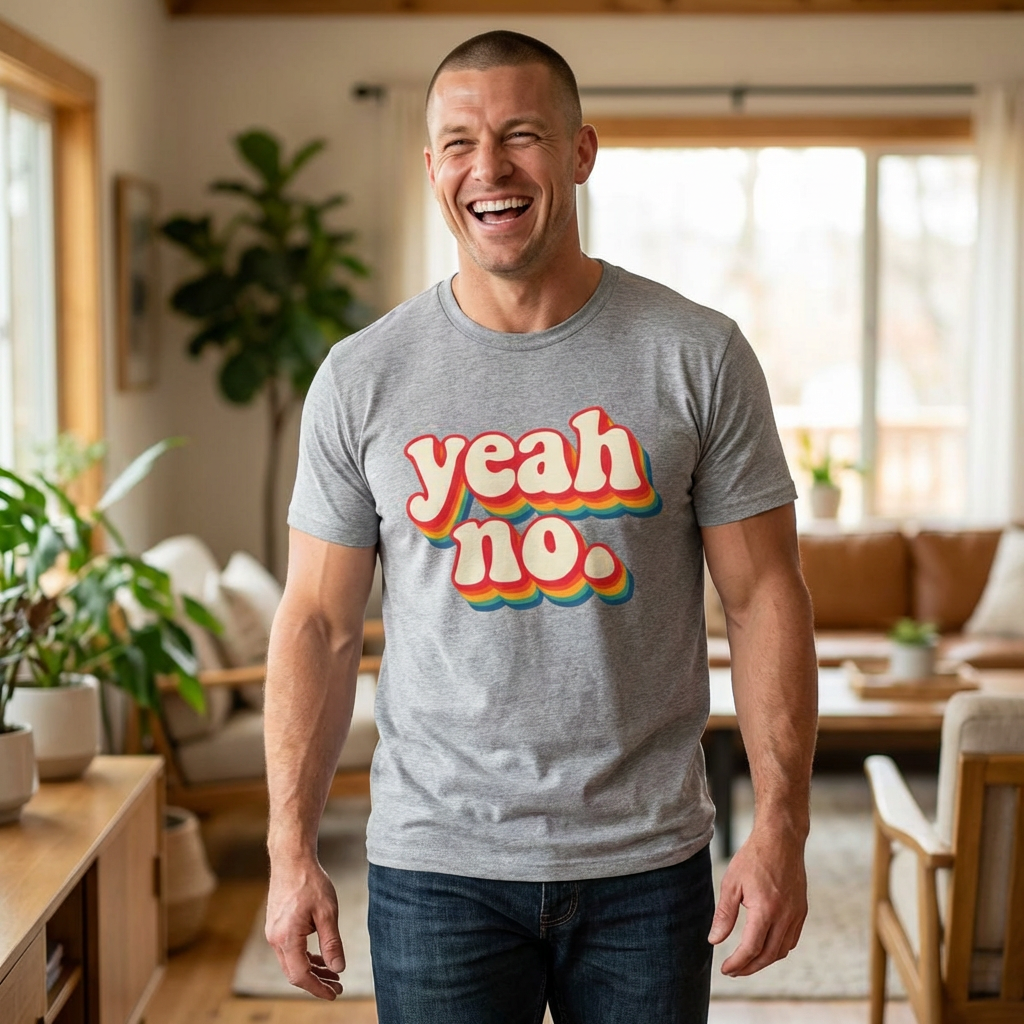 Yeah, No. Retro Funny T-Shirt | Sarcastic Graphic Tee