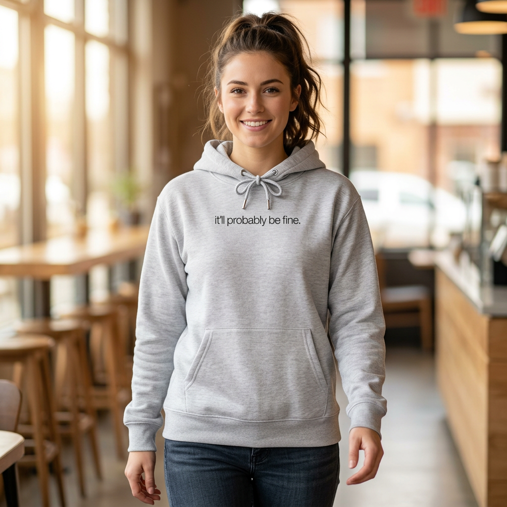 it'll probably be fine. Funny Hoodie