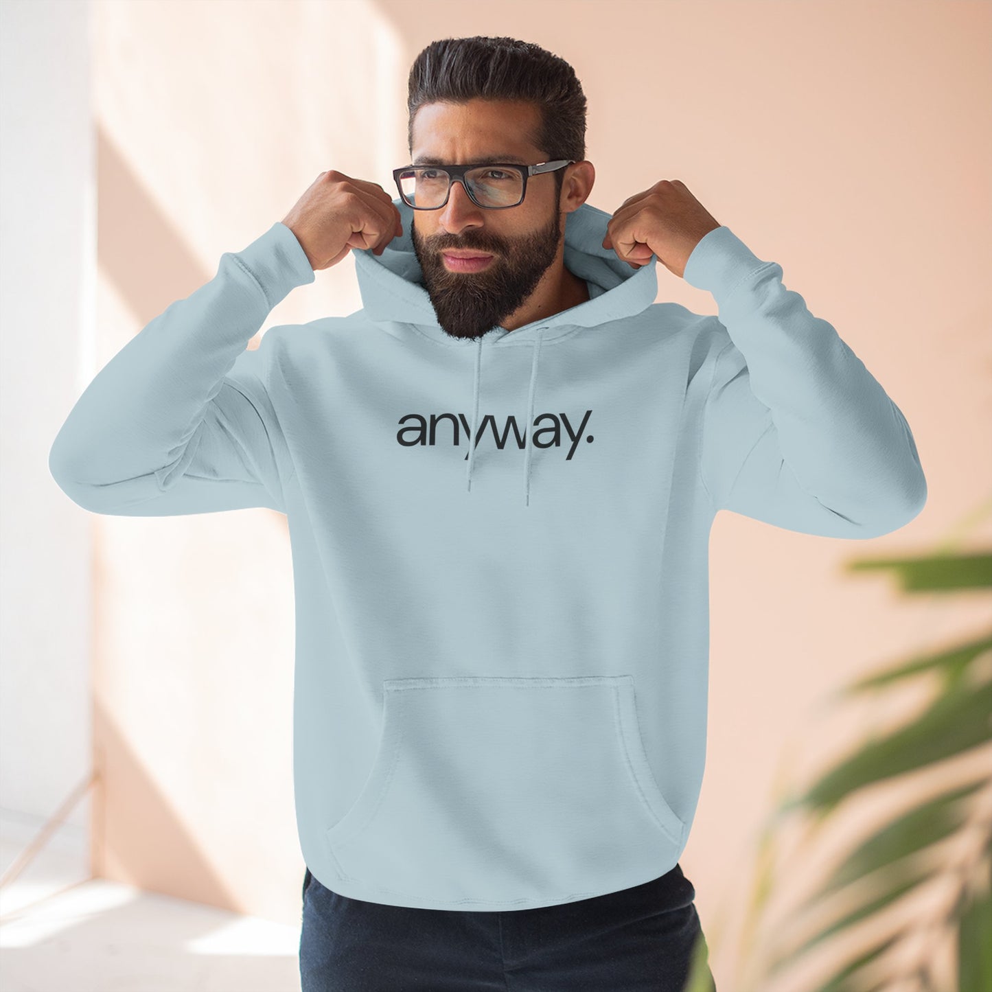anyway. Minimalist Funny Hoodie