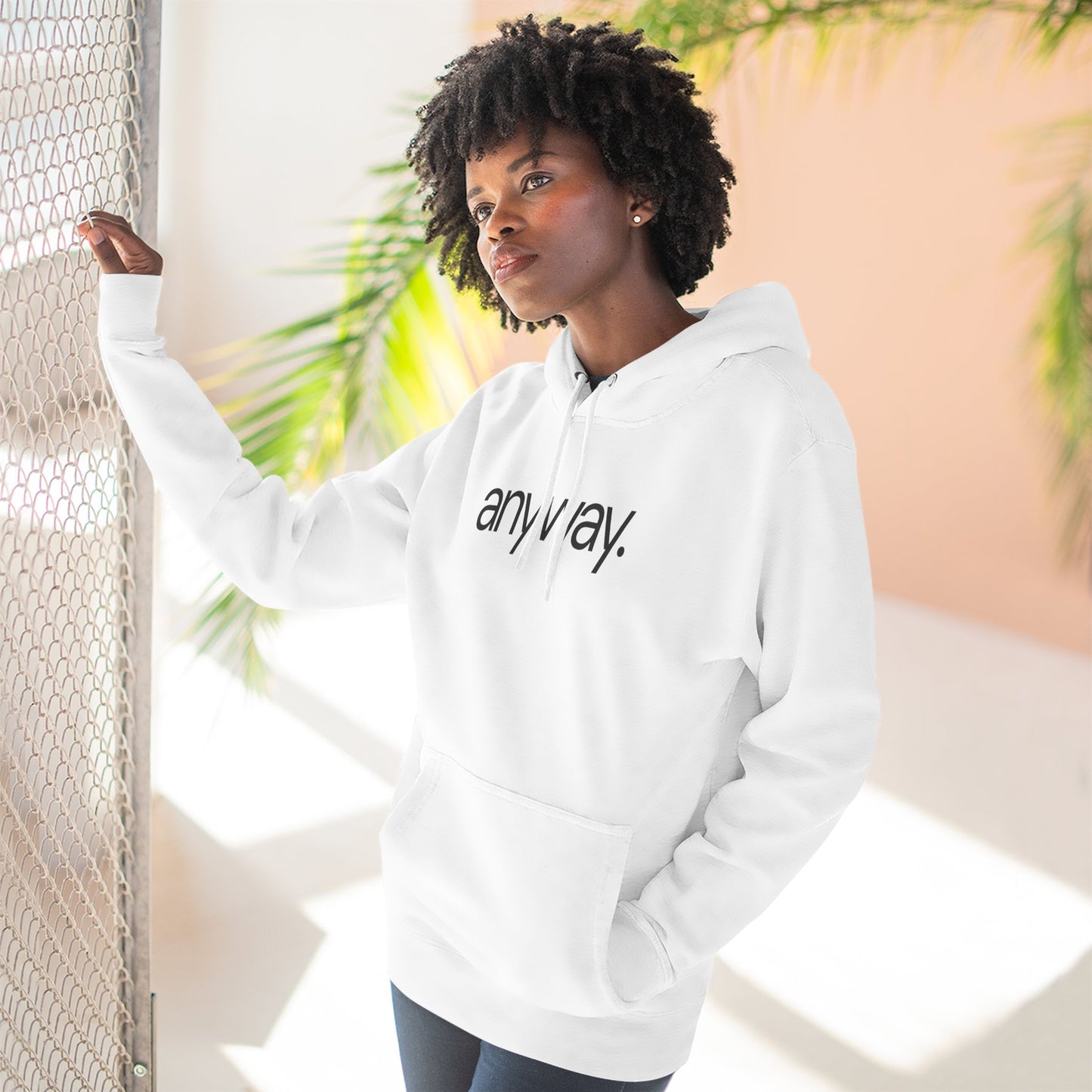 anyway. Minimalist Funny Hoodie