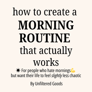 How to Create a Morning Routine That Actually Works | Printable Daily Reset Guide (PDF)