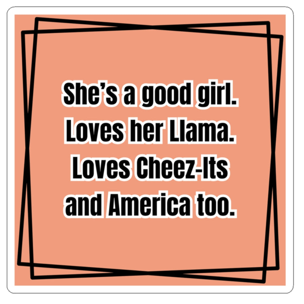 Text on a peach background with black border