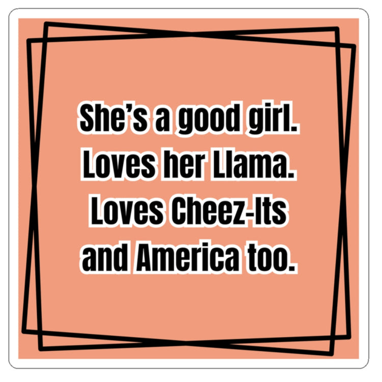 Text on a peach background with black border