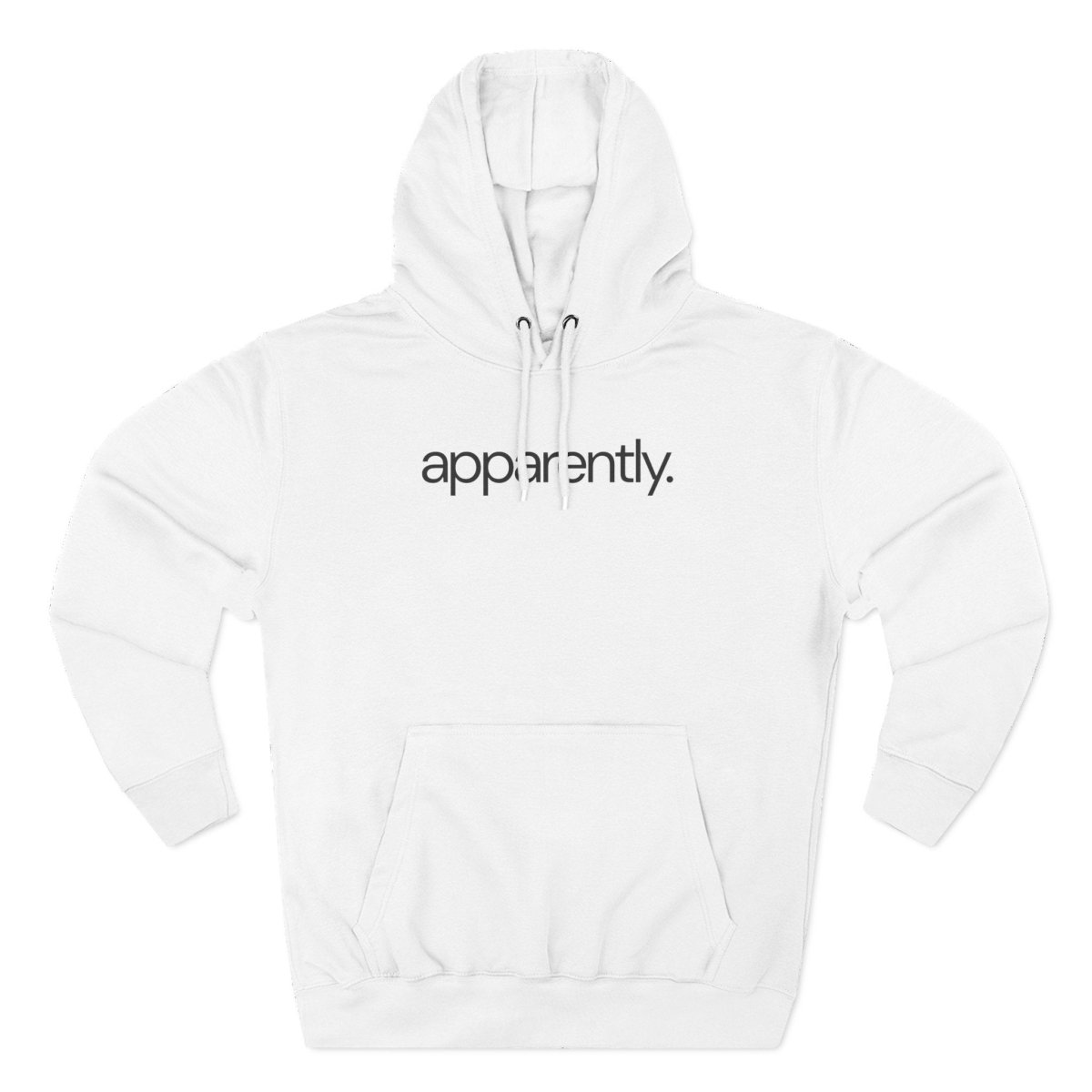 apparently. Sarcastic Minimalist Hoodie - Unfiltered Goods