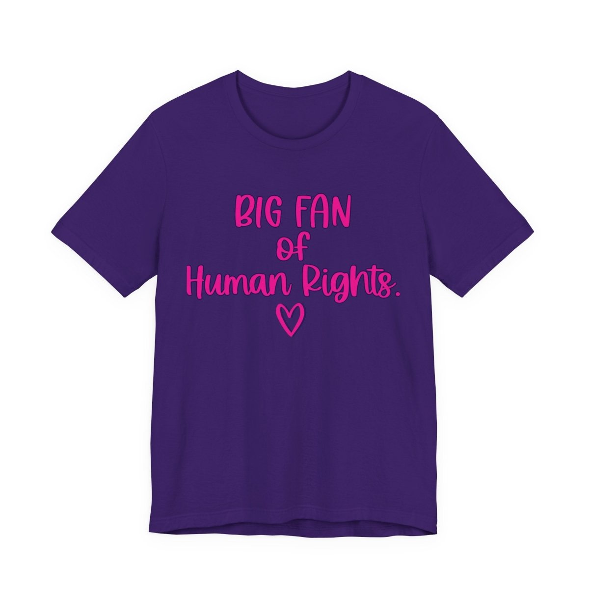 Big Fan of Human Rights Shirt | Equality Tee | Feminist Graphic T-Shirt - Unfiltered Goods