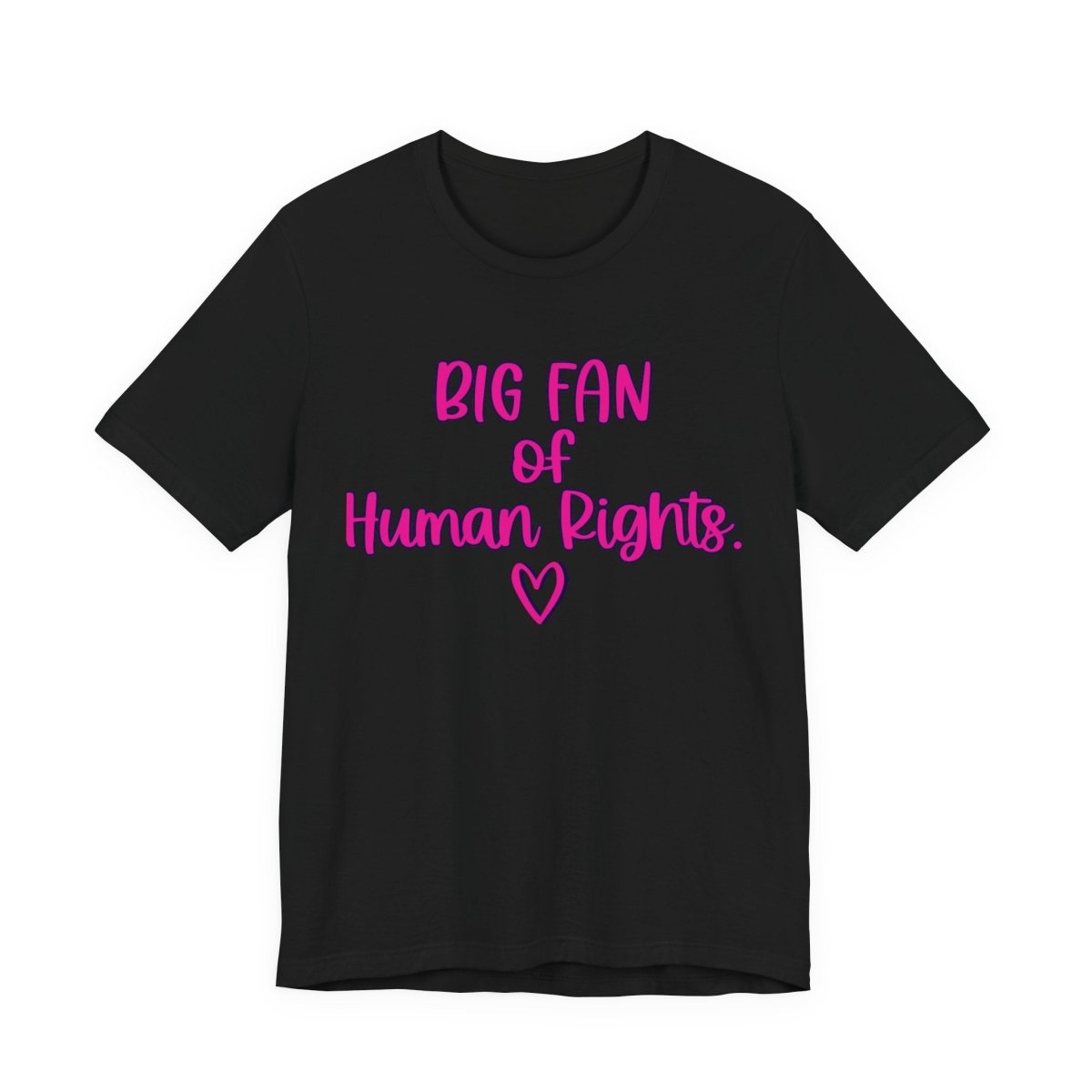 Big Fan of Human Rights Shirt | Equality Tee | Feminist Graphic T-Shirt - Unfiltered Goods