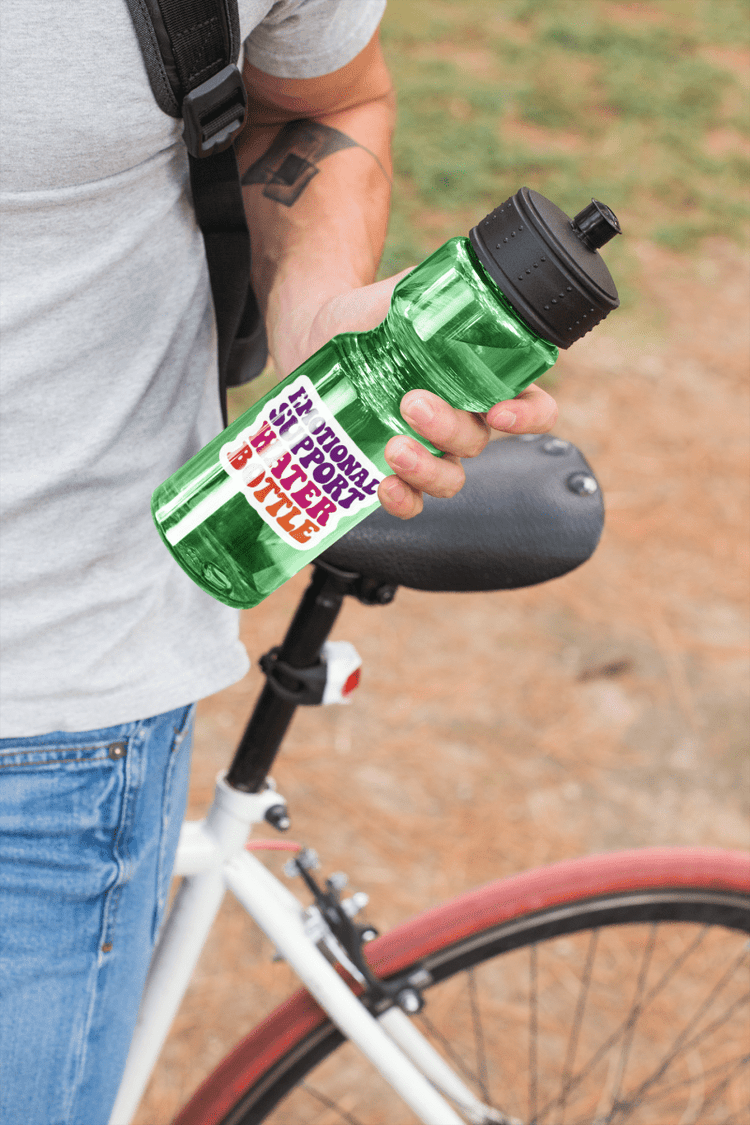 Emotional Support Water Bottle Sticker - The Sassy Stapler