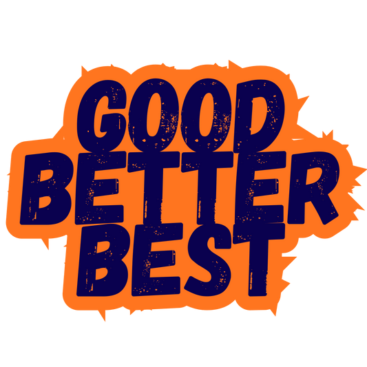 Good Better Best Chicago Bears Sticker | Football Fan Vinyl Sticker | Bears Pride Decal - Unfiltered Goods