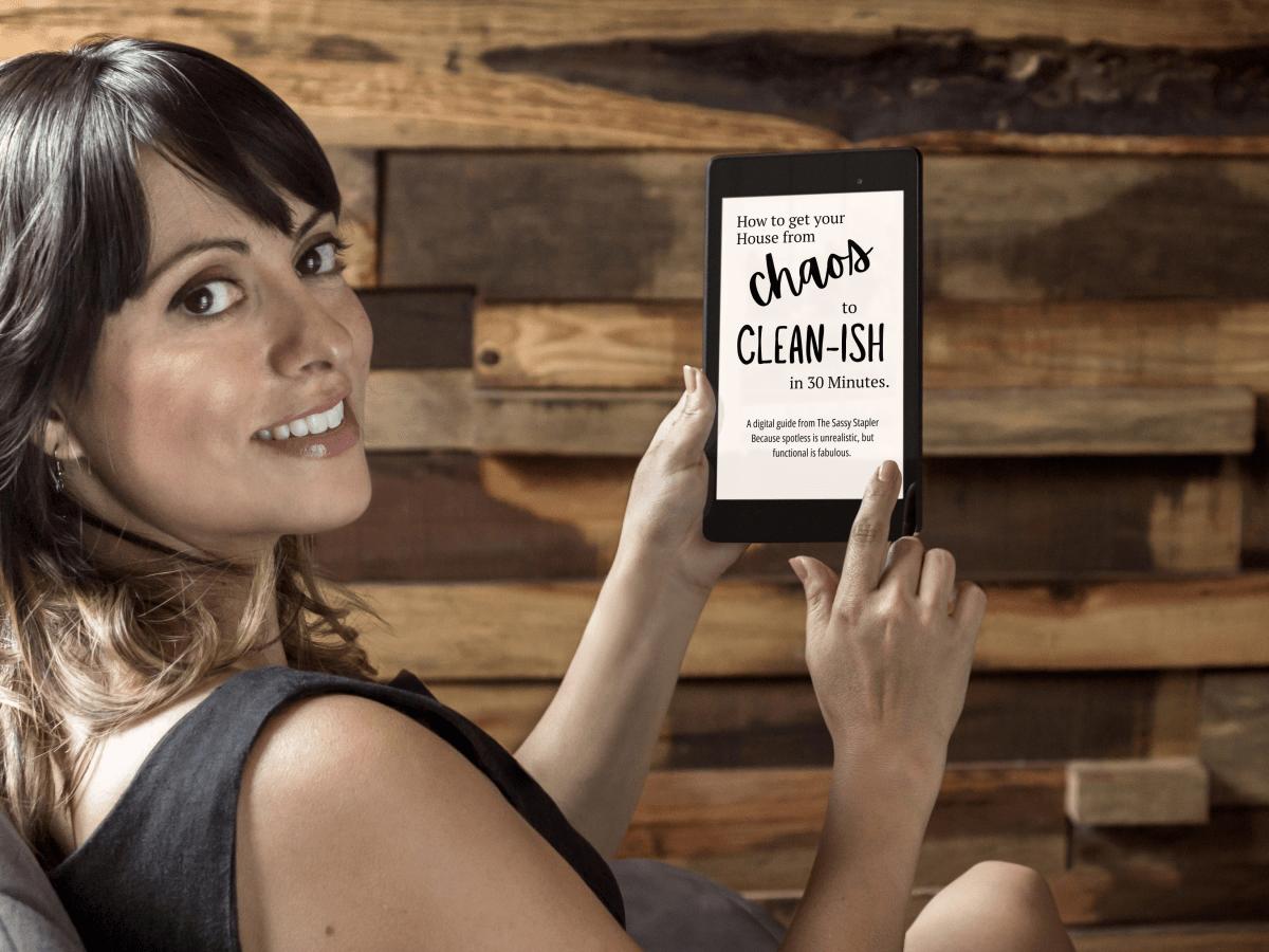How to Get Your House from Chaos to Clean(ish) in 30 Minutes | Printable Cleaning Guide - Unfiltered Goods