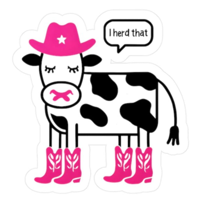 I Herd That Sticker - The Sassy Stapler
