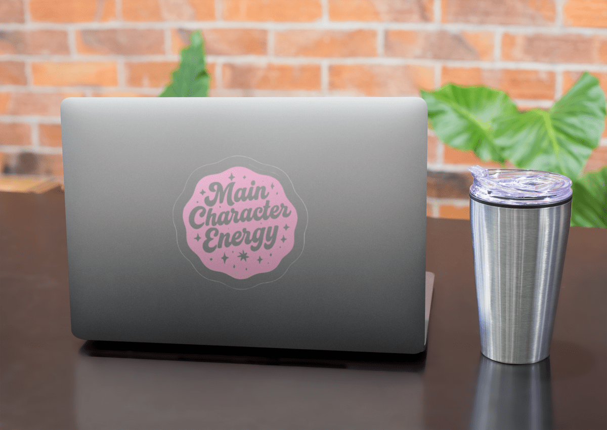 Main Character Energy Sticker - Unfiltered Goods