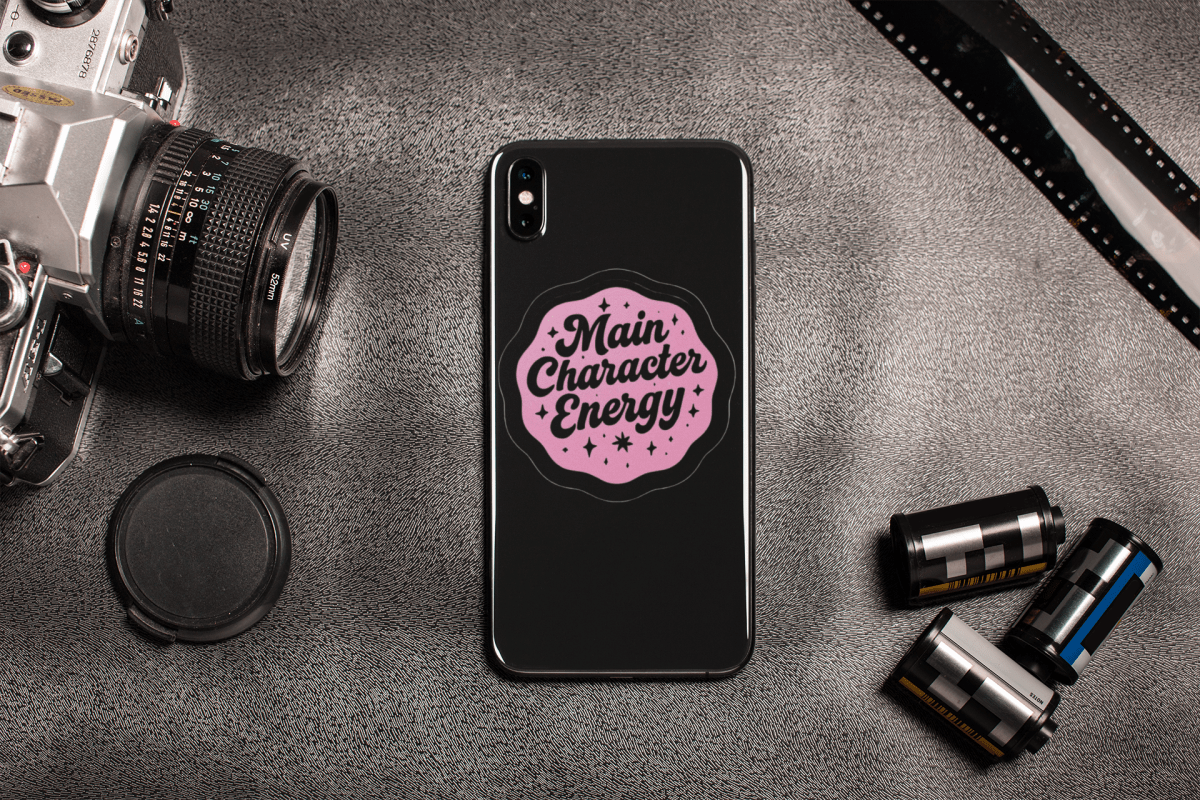 Main Character Energy Sticker - Unfiltered Goods