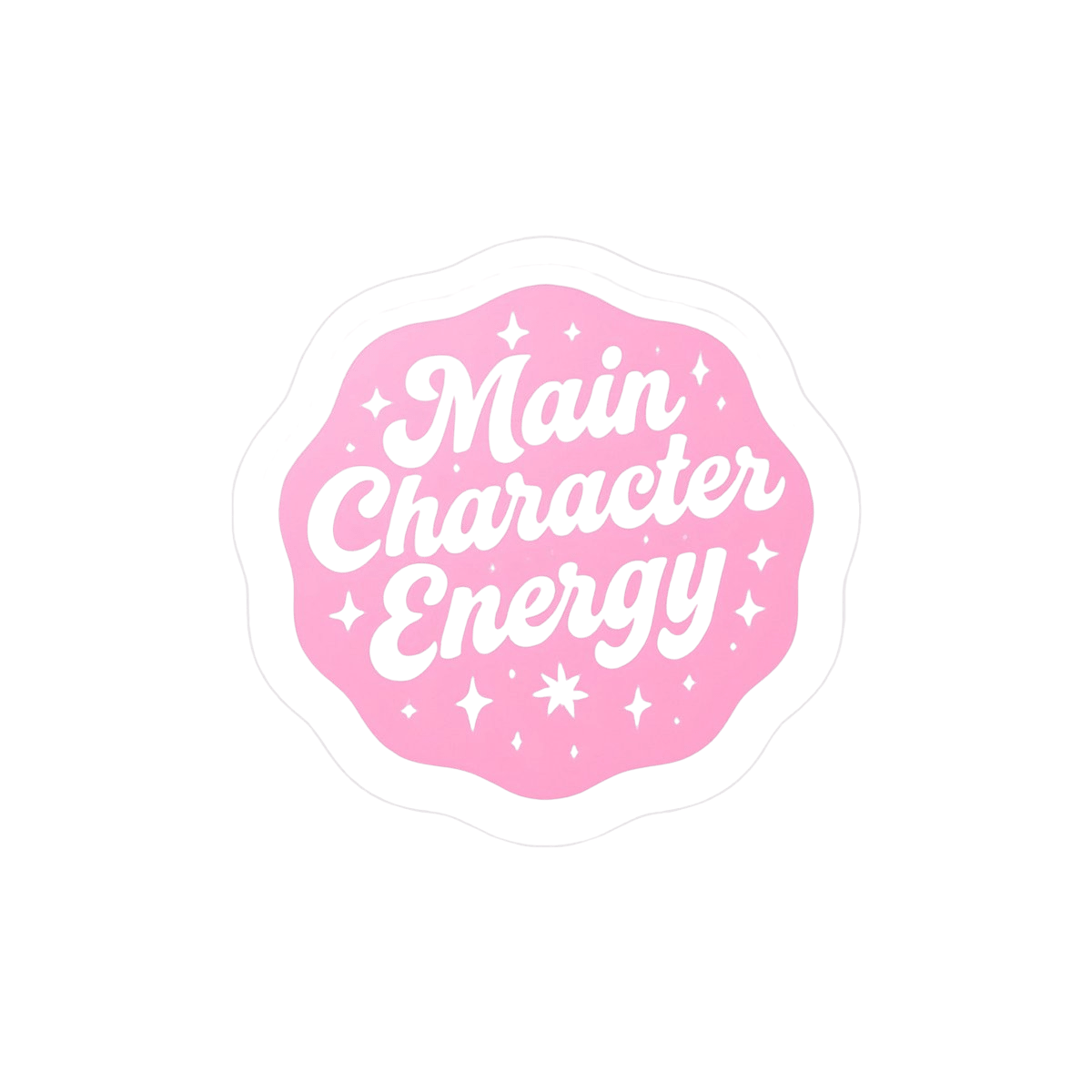 Main Character Energy Sticker - Unfiltered Goods