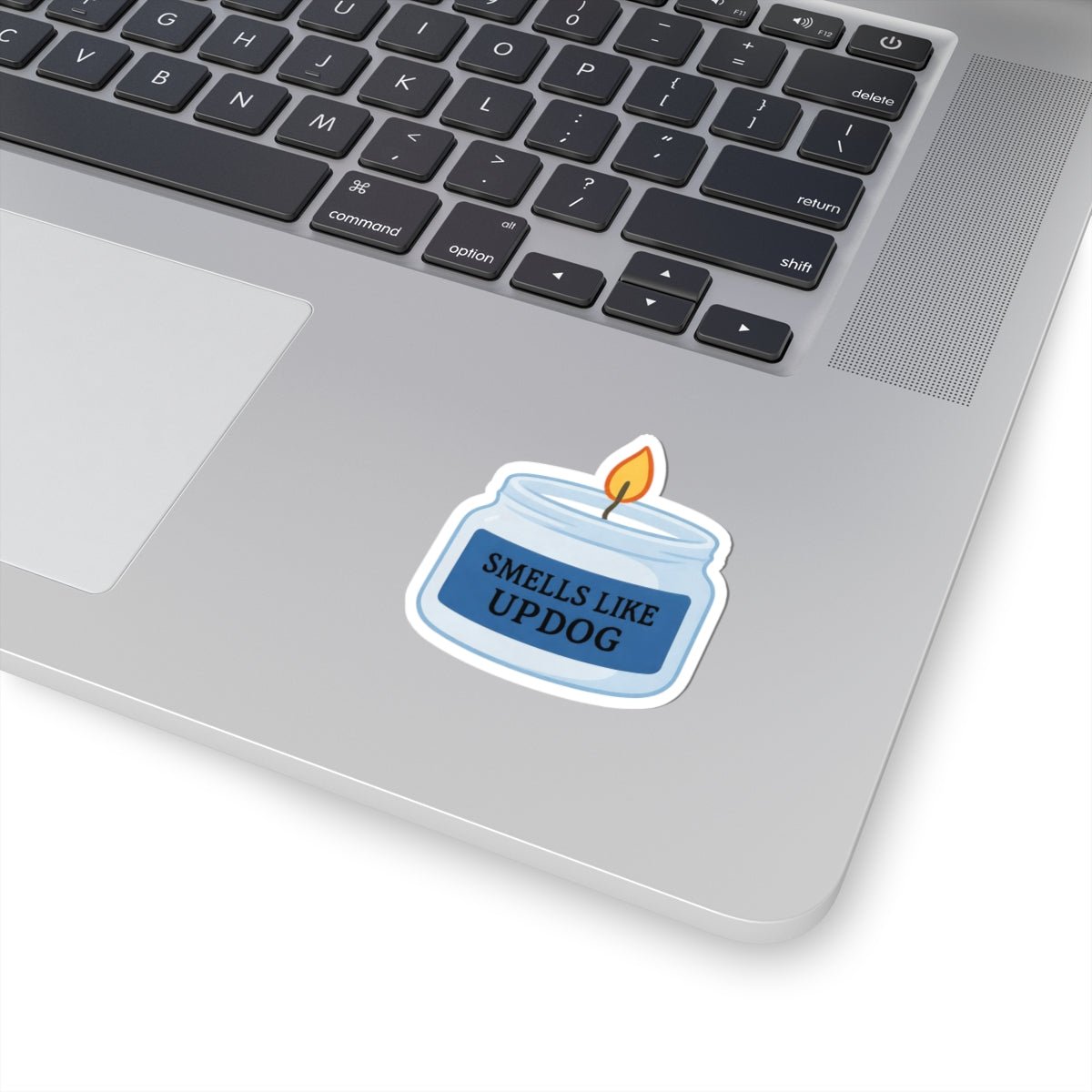 Smells Like Updog Candle Sticker - Unfiltered Goods