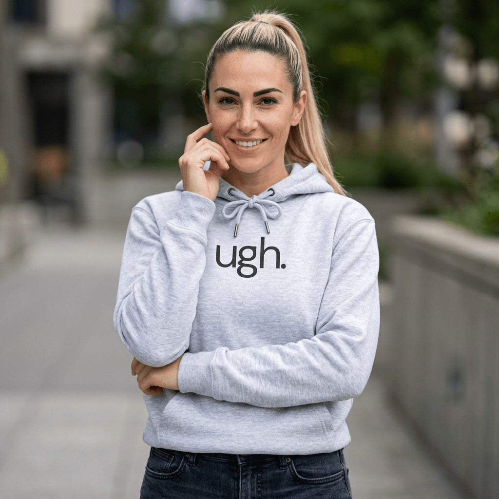 ugh. Minimalist Funny Hoodie - Unfiltered Goods