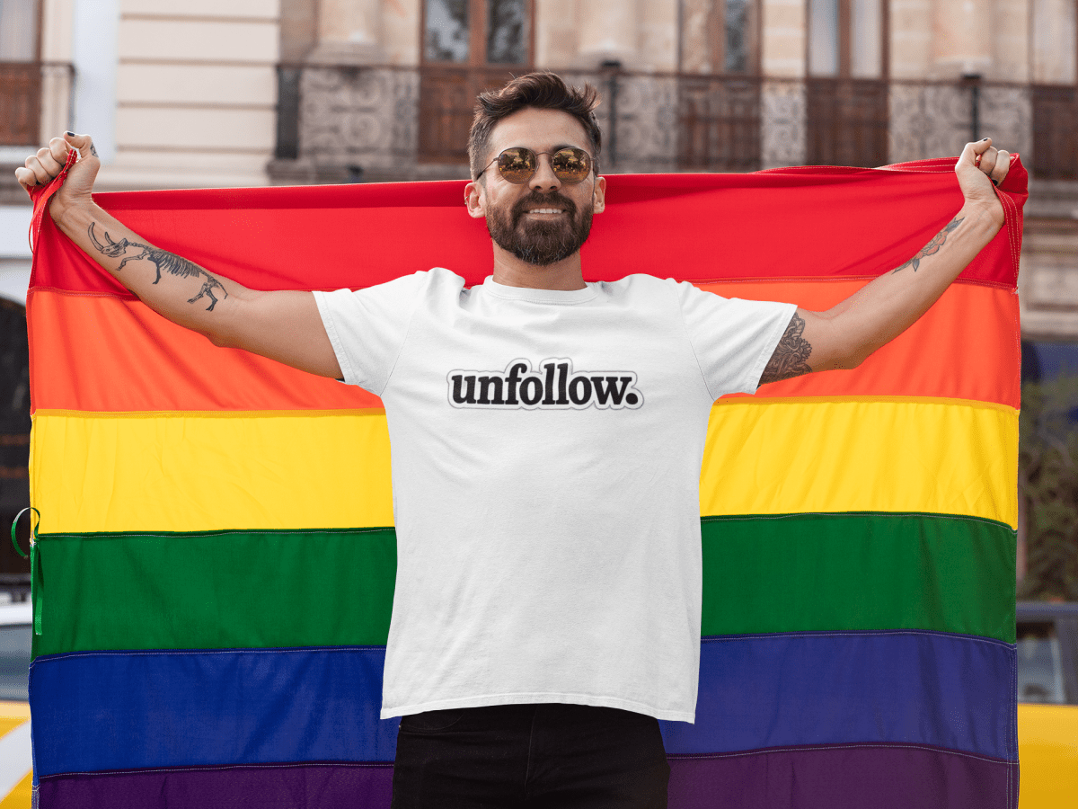 UNFOLLOW. Graphic Tee | Bold, Unbothered, Unapologetic - Unfiltered Goods