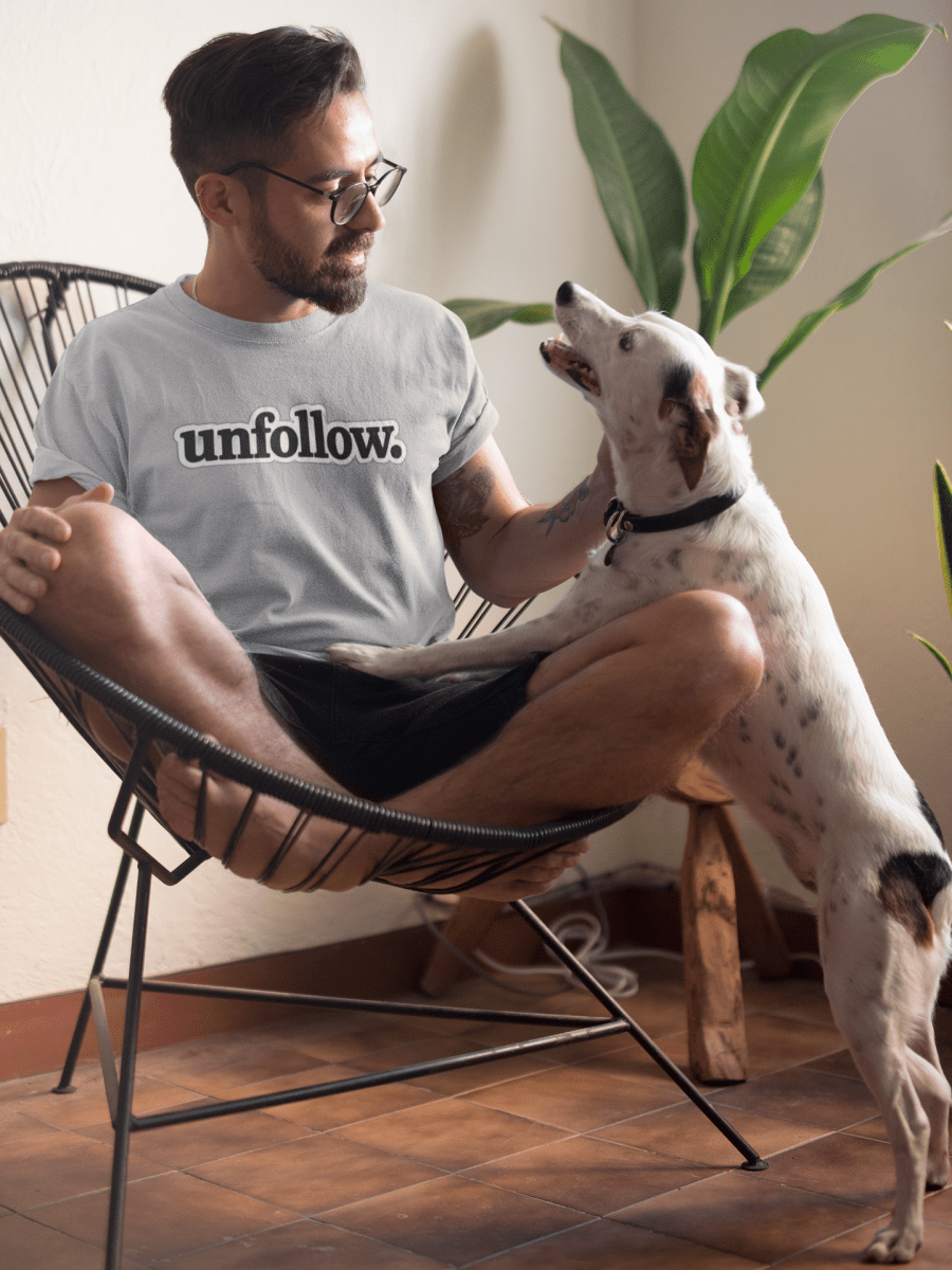 UNFOLLOW. Graphic Tee | Bold, Unbothered, Unapologetic - Unfiltered Goods