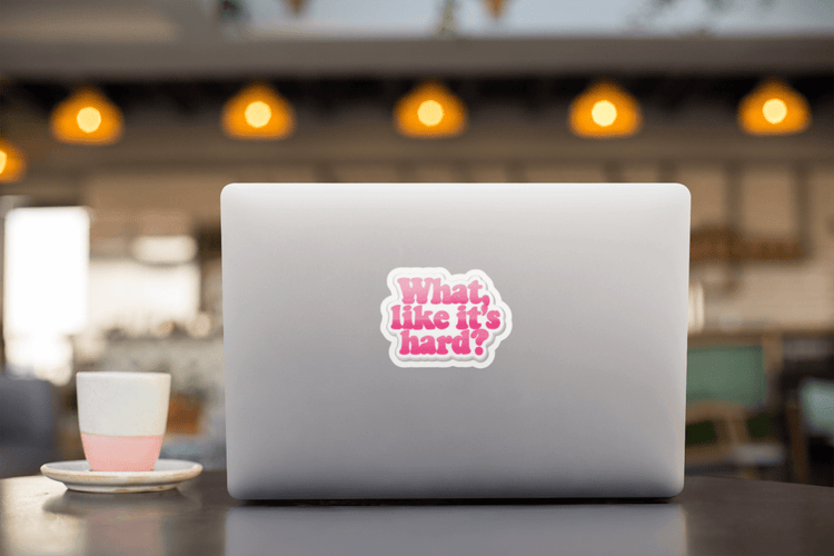 What, Like It’s Hard? Legally Blonde Inspired Sticker - The Sassy Stapler