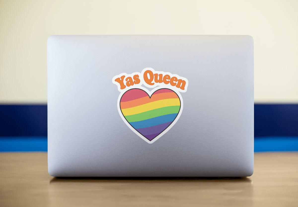 YAS Queen Vinyl Sticker | Bold, Sassy, and Unapologetically You - Unfiltered Goods